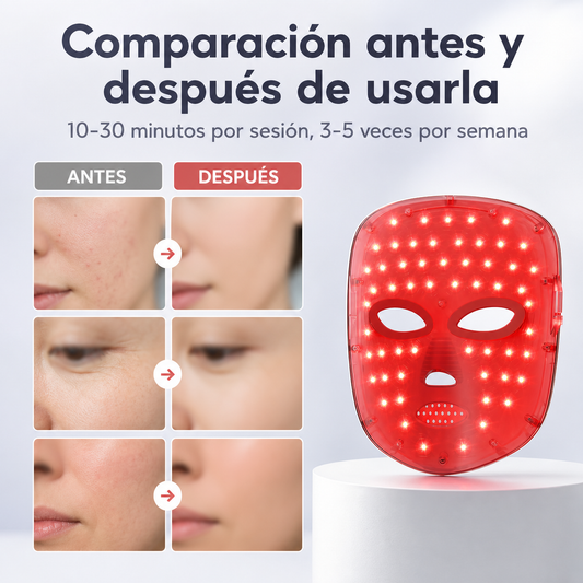 Máscara LED Facial - Tecnología Avanzada